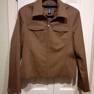 EVAN PICONE zip front jacket